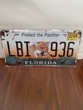 Florida License Plate
